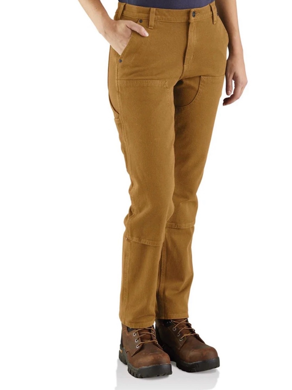NWT Carhartt Women’s Rugged Flex Relaxed Fit Twill Double-Front Work Pants Sz 8